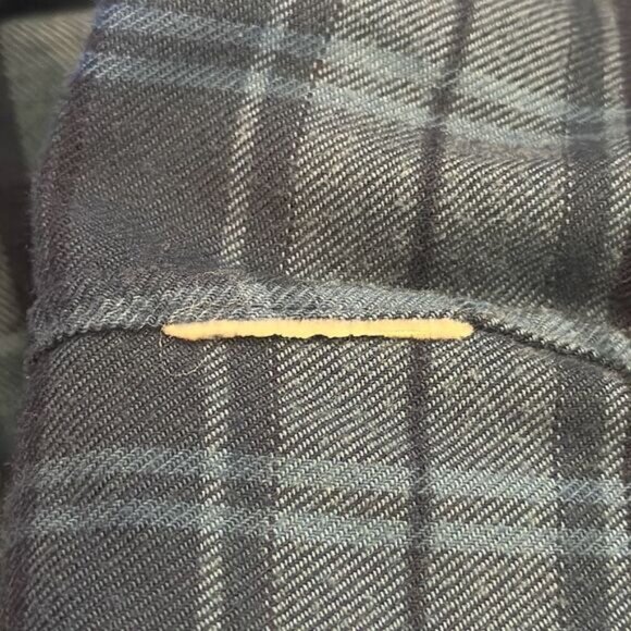 Ralph Lauren Classic Fit Performance Flannel Shirt Blue S Button Long Sleeve - Picture 5 of 6